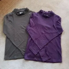 a.v.v standard フリル付き長袖Tシャツ 2枚セット