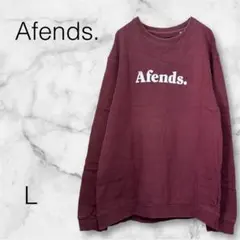 Afends. スウェット トレーナー 【L】エンジ あずき色のサムネイル