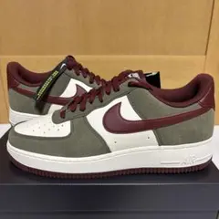 ナイキ エアフォース1 ロー '07 LV08 カーゴカーキ/ダークチームレッド