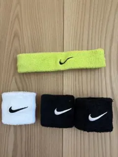 Nike リストバンド 2個セット オレンジヒョウ柄 - メルカリ