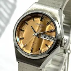 SEIKO　自動巻　美品　腕時計　レディース　オレンジ　2906-0090　希少