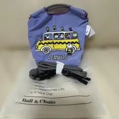 ボールアンドチェーン×スヌーピー　希少　ミニ　ショルダーバッグ