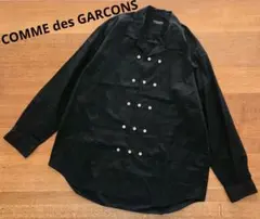 ⭐在庫大処分セール⭐COMME des GARCONS長袖シャツ　ブラック　ＬＬのサムネイル