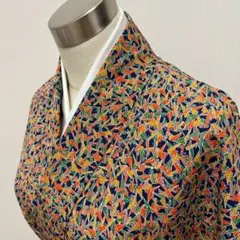 KL2889 洗える着物 小紋 身丈155cm ポリエステル 化繊