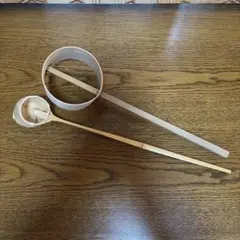 茶道具 水濾柄杓 掻器 かいげ 柄杓 2本セット 杉製 ひしゃく - メルカリ