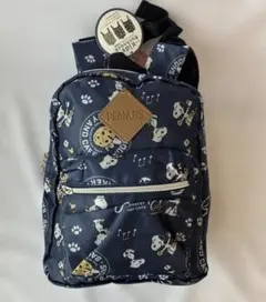 スヌーピー キッズリュックサック　子ども用リュック　ネイビー