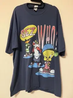 Tweety Bird Tシャツ 紺色