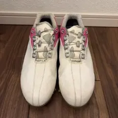 FootJoy DNA ゴルフシューズ ホワイト/ピンク　23.5