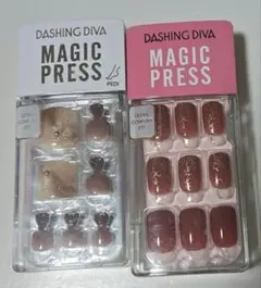 DASHING DIVA MAGIC PRESS ネイルチップ 2種セット