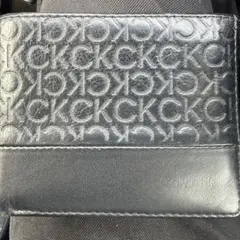 Calvin Klein 二つ折り財布 黒のサムネイル