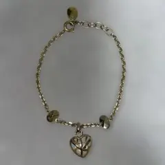 クリスチャンディオール　DIOR ゴールドチェーンハートブレスレット