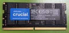 極美品】 Crucial DDR5-5600 ノート用32GB 希少 C8BA - メルカリ
