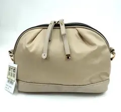 【新品】ショルダーバッグ ポシェット 小さめ（ベージュ）
