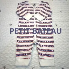 PETIT BATEAU ストライプロンパース 6m 67㎝