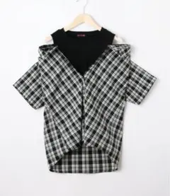 ラブトキシック　レイヤード　半袖　シャツ　wego