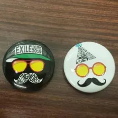 EXILE ＡＷ 缶バッチ２点セット