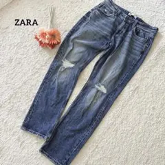 ザラ ZARA ダメージジーンズ デニム EUR40 カジュアル