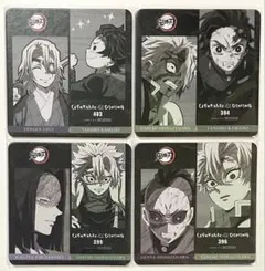 鬼滅の刃 柱ダイニング 宇髄天元 竈門炭治郎 不死川実弥 不死川玄弥 コースター