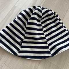 shipsキッズ帽子　リバーシブルハット ストライプ 小花柄