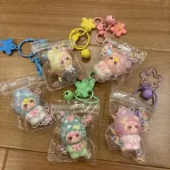 カラフルぬいぐるみキーホルダーセット　まとめ売り