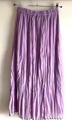 GU プリーツスカート パープル　Sサイズ