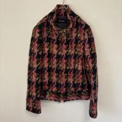 マカフィー ツイード風 ジップアップジャケット 38(M) トゥモローランド