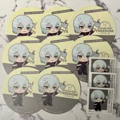 ガンダムSEED アニカフェ ステッカー コースター シュラ