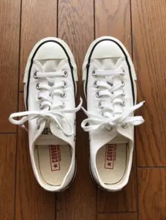 美品　CONVERSE ALL STAR ホワイトスニーカー4、5(23、5㎝)