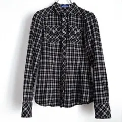 バーバリーブルーレーベル ネルシャツ 長袖 BURBERRYLONDON 36