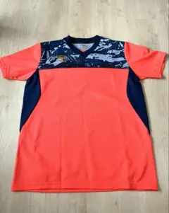 UMBRO スポーツ用Tシャツ オレンジ/ネイビー