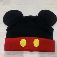 ディズニー ミッキーマウス耳付きニット帽 58cm