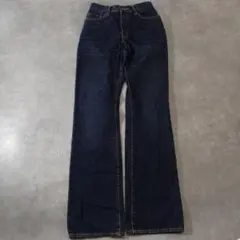 00s archive UNIQLO y2k flare denim fadeのサムネイル