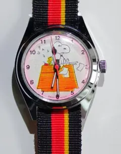 スヌーピー アンティーク手巻き時計 タイメックス スヌーピー 未使用品 当時の箱・ワランティー