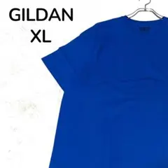 【定番】GILDAN ギルダン ドライブレンド 無地 Tシャツ ブルー XL