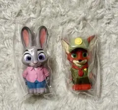 ズートピアソフビパペットマスコット　2個セット