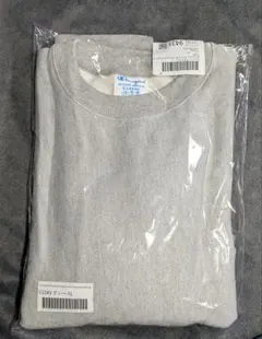 Champion リバースウィーブ　クルーネック　グレー　XL US企画　目無し