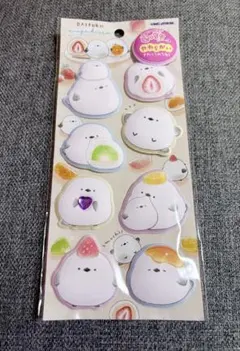 もーっともっちりシール　シマエナガ　マシュマロシール　正規品
