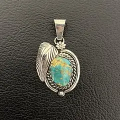 フレッド ピーターズ　ナバホ族　ペンダントトップ　インディアンジュエリー