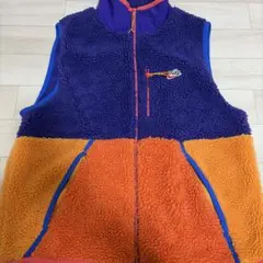 Nike フリースベスト XXLサイズ 紫 オレンジ メンズ