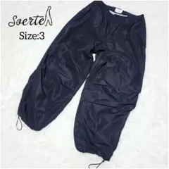 Soerte/ソエルテ　ポリエステル　イージー ワイドパンツ/カーゴパンツ 3