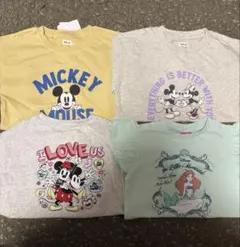 【新品・タグ付き】ディズニー　Tシャツ　100センチ　4点セット