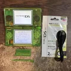 ☆充電器付き☆ニンテンドーDS Lite クリアグリーン