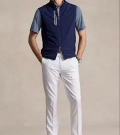 美品/25年モデル】RLX ラルフローレン ゴルフ ベスト ジップ 裏起毛