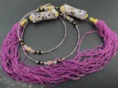 M8015 色石　ネックレス　ヴィンテージ アクセサリー