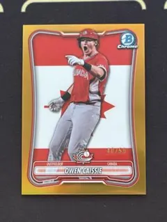 Bowman Chrome Owen Caissie WBC-75 /50