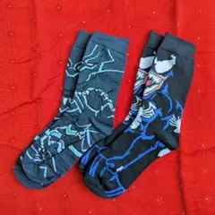 【アメコミ映画】ヴェノム マーベル 長靴下 ユニセックス 2足セット