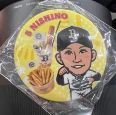 オリックス・バファローズ コンコース限定缶バッジ 西野真弘選手