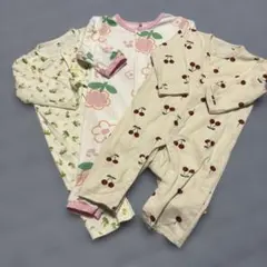 女の子用　ロンパース 80㎝　3枚セット