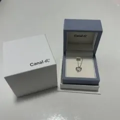 Canal 4C ハート型シルバーネックレス 新品未使用