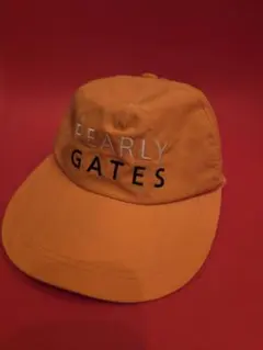 PEARLY GATES パーリーゲイツ キャップ オレンジ×白